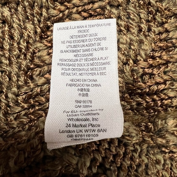 FREE PEOPLE Chevron Sweater Tank Top Brown M - Picture 11 of 11